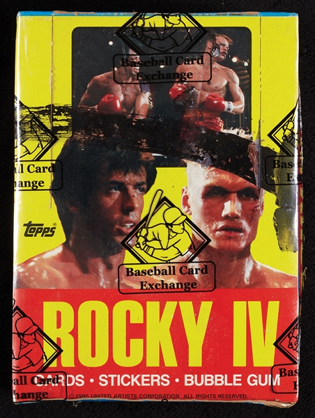 1985 Topps Rocky IV Wax Box (BBCE)