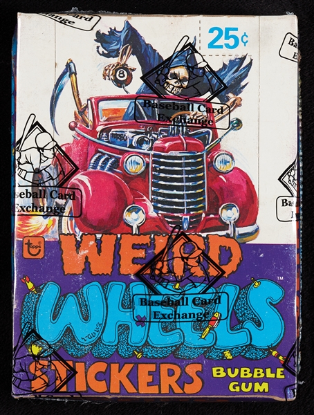 1980 Topps Weird Wheels Wax Box (BBCE)