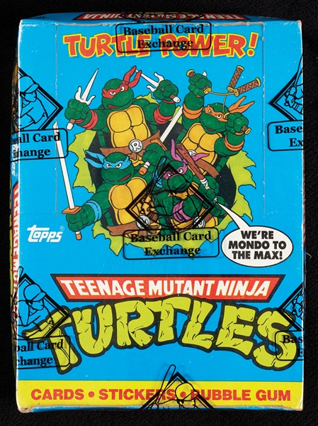 1989 Topps Teenage Mutant Ninja Turtles Wax Box (BBCE)