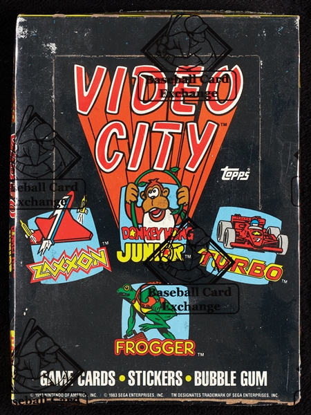 1983 Topps Video City Wax Box (BBCE)