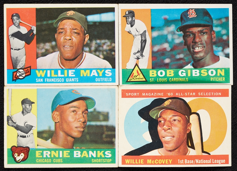 1960 Topps Baseball Near Set, Seven Slabs (570/572)