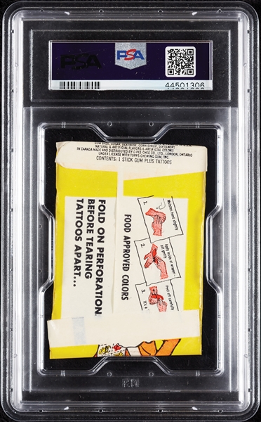 1971 Topps Bugs Bunny Tattoos Wax Pack (Graded PSA 9)