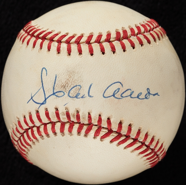 Hank Aaron Single-Signed ONL Baseball (BAS)