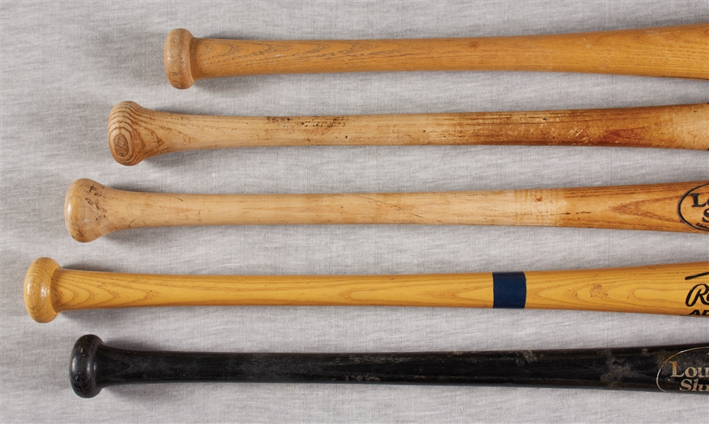 Game-Used & Signed Bats Group with Eric Davis, Josh Beckett (Steiner) (5)