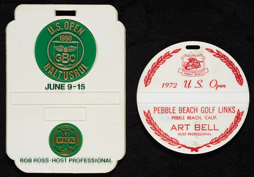 Golf Bag Tag Collection with Jack Nicklaus 1972 & 1980 US Open Wins (21)