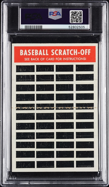 1970 Topps Scratch-Offs Hank Aaron PSA 6