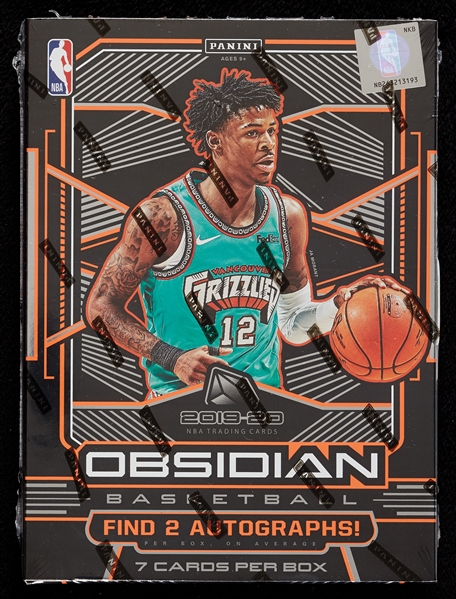 2019-20 Panini Obsidian Basketball Box 