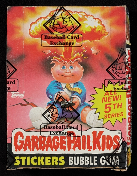 1986 Topps Garbage Pail Kids Series 5 Wax Box (36) (BBCE)