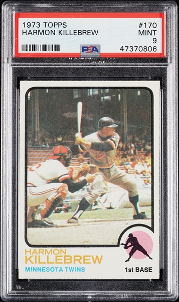 1973 Topps Harmon Killebrew No. 170 PSA 9