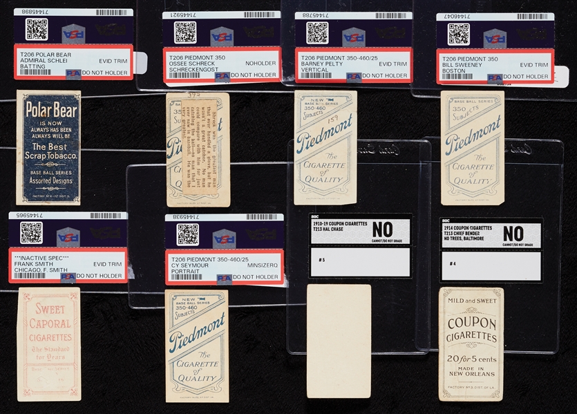 1909-11 T206, T213 Tobacco Group Denied Encapsulation (30)