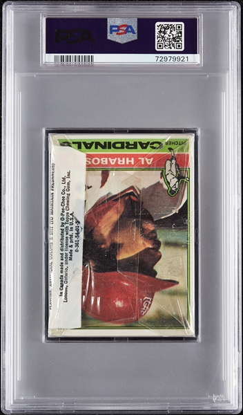 1976 Topps Baseball Cello Pack (Graded PSA 9)