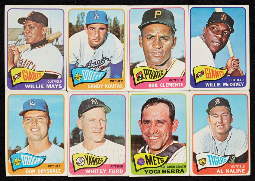 1965 Topps Baseball Group With 14 Hall of Famers (118)