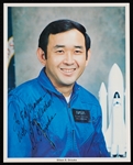 Ellison Onizuka Signed 8x10 NASA Photo (BAS)