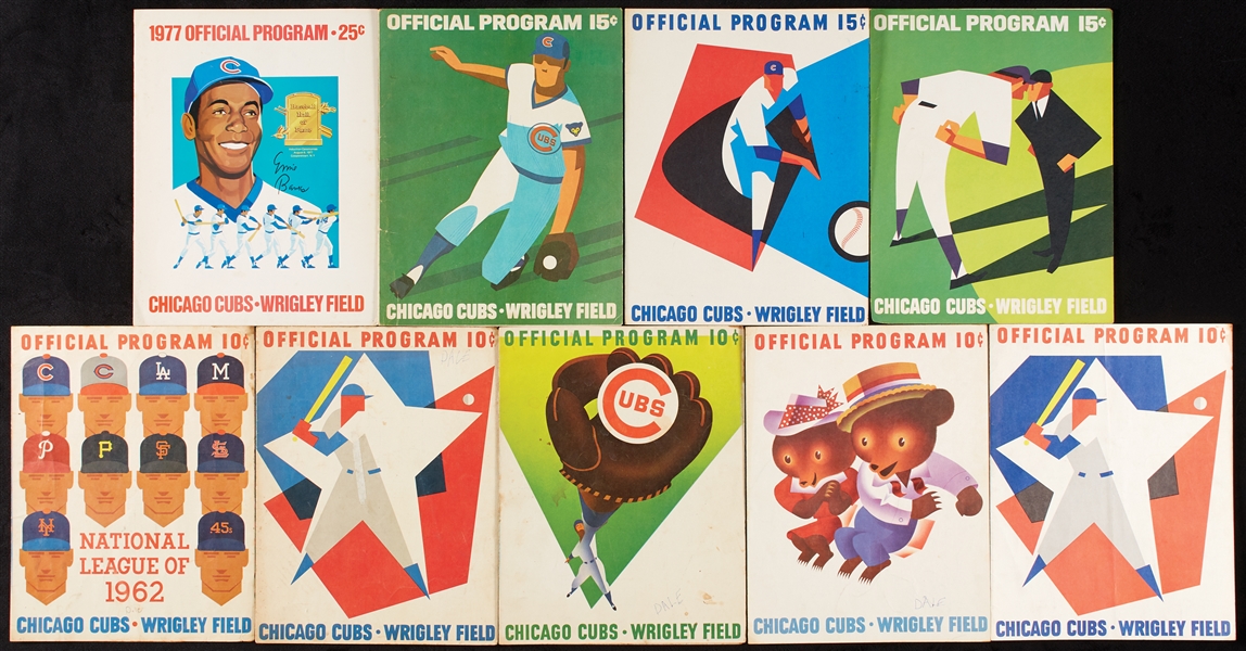 1960s-70s Chicago Cubs Programs and Scorecards (18)