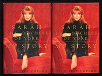 Sarah The Duchess of York Signed "My Story" Books Pair (2)
