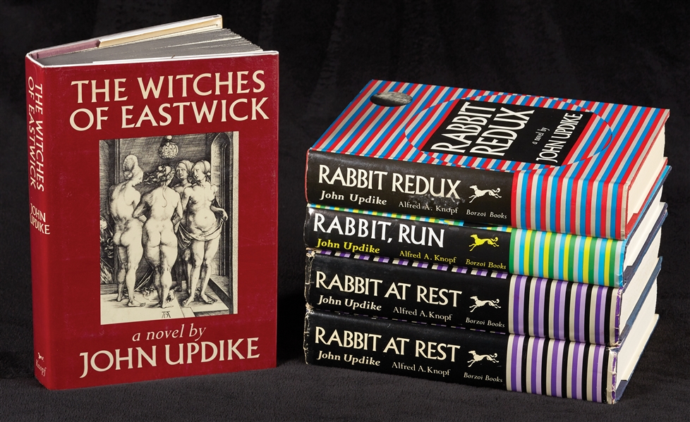 John Updike Signed Books Group with The Witches of Eastwick (5)