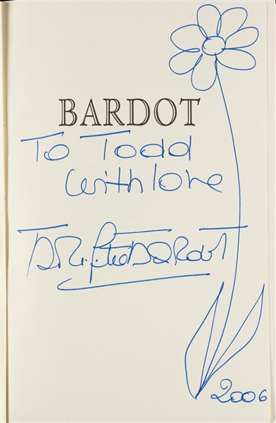 Brigitte Bardot, Kirk Douglas & Marlee Matlin Signed Books (3)