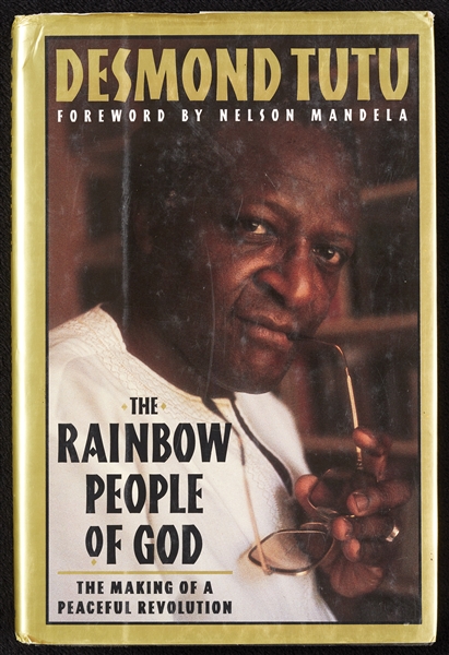 Desmond Tutu Signed The Rainbow People of God Book (PSA/DNA)