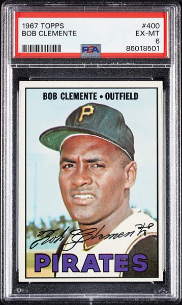 1967 Topps Roberto Clemente No. 400 PSA 6