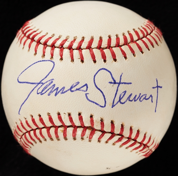 James Stewart Single-Signed ONL Baseball (PSA/DNA)