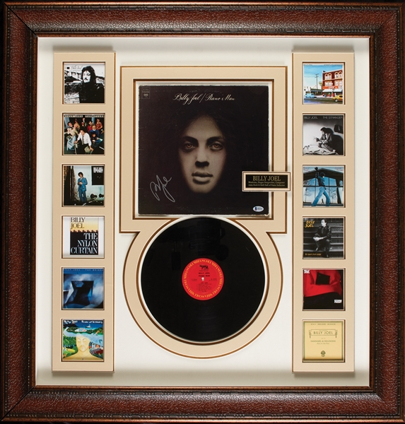 Billy Joel Signed Piano Man Framed Album Display (BAS)