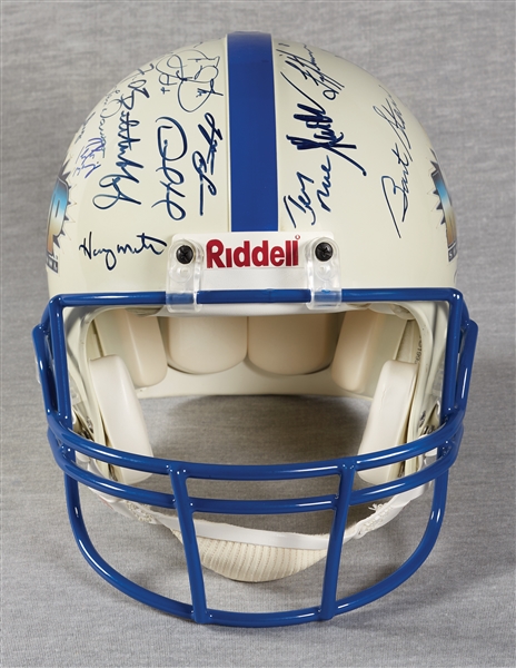 Super Bowl MVPs Multi-Signed Full-Size Helmet with 26 Signatures (Fanatics) (BAS)