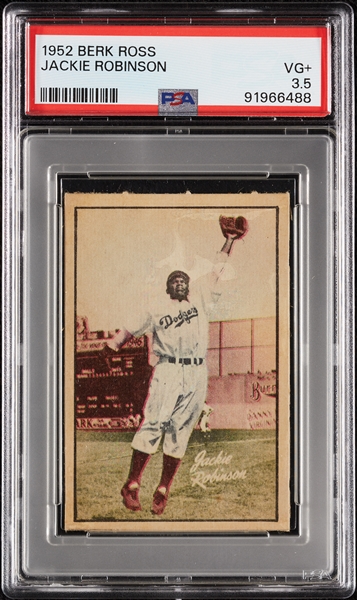 1952 Berk Ross Jackie Robinson PSA 3.5