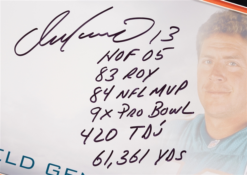 Dan Marino Signed The Field General Panoramic Image with Multiple Inscriptions (11/13) (Fanatics)