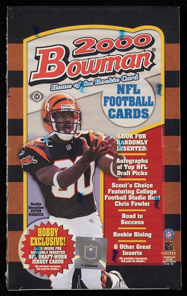 2000 Bowman Football Hobby Box (24) 