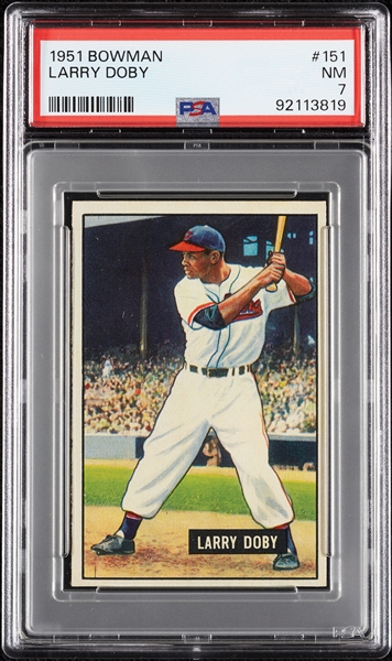 1951 Bowman Larry Doby No. 151 PSA 7