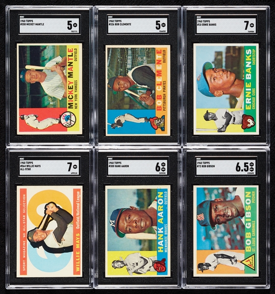 1960 Topps Super High-Grade Complete Set, 366 PSA 8’s (572)