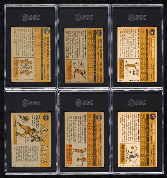 1960 Topps Super High-Grade Complete Set, 366 PSA 8’s (572)