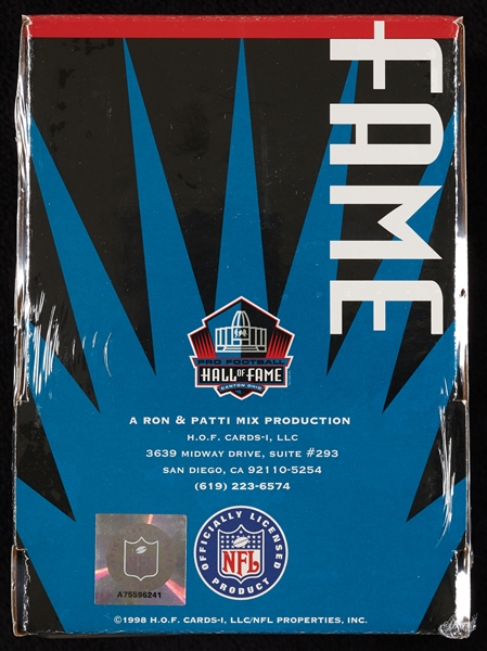 1998 Goal Line Art Hall of Fame Platinum Signature Edition Complete Set (1996/2500)