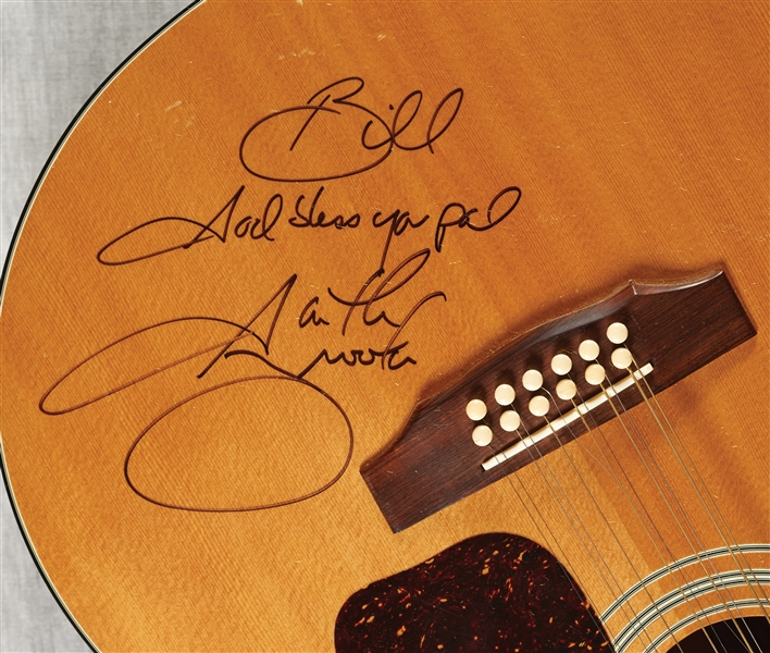 Garth Brooks Signed Guild Acoustic Guitar (BAS)