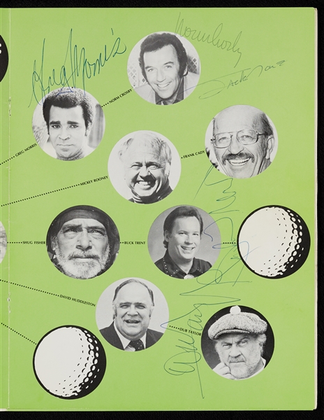 Multi-Signed Roy Clark Celebrity Golf Tournament Programs with Mickey Mantle, Bob Hope (7)