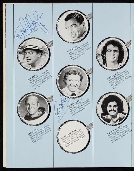 Multi-Signed Roy Clark Celebrity Golf Tournament Programs with Mickey Mantle, Bob Hope (7)