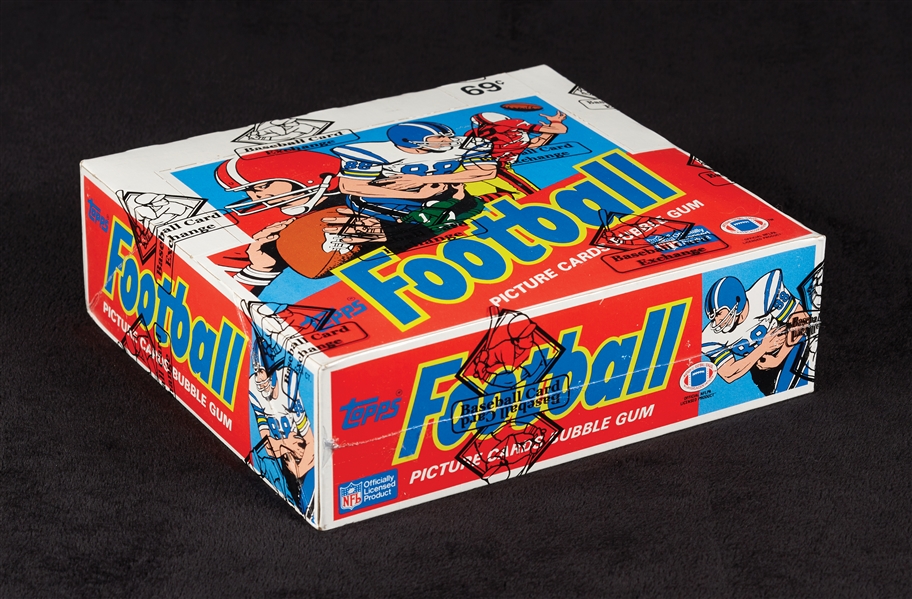 1986 Topps Football Cello Box (24) (BBCE) (FASC)