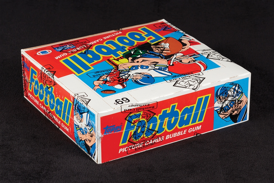 1986 Topps Football Cello Box (24) (BBCE) (FASC)