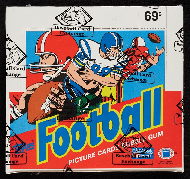 1986 Topps Football Cello Box (24) (BBCE) (FASC)