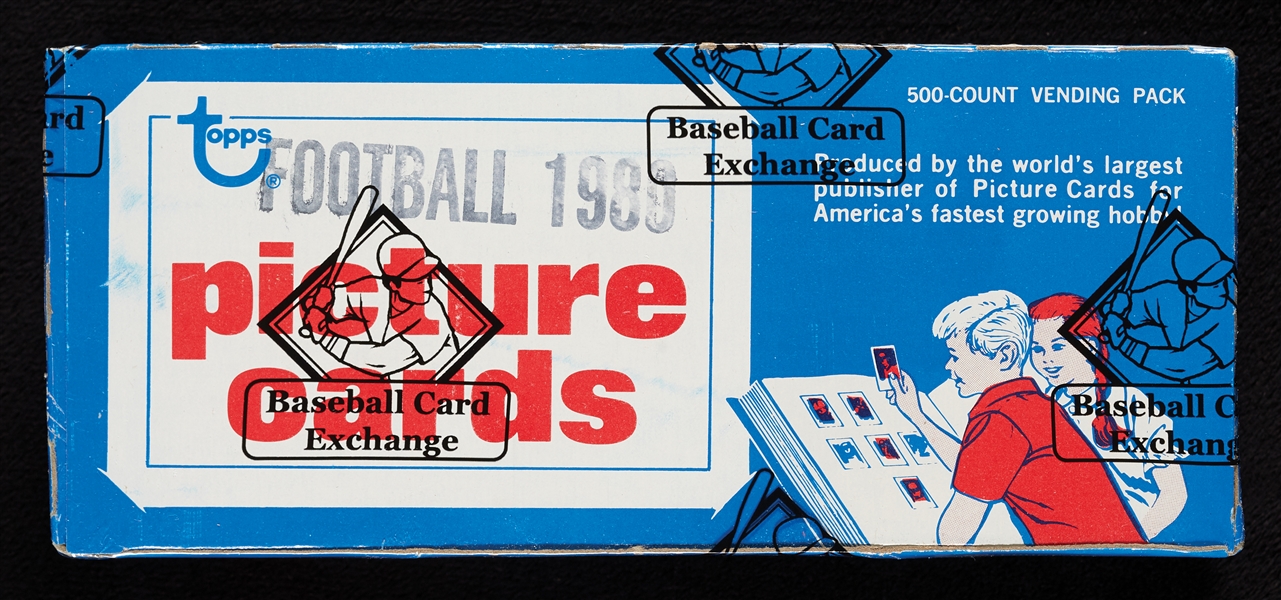 1980 Topps Football Vending Box (500) (Fritsch/BBCE)