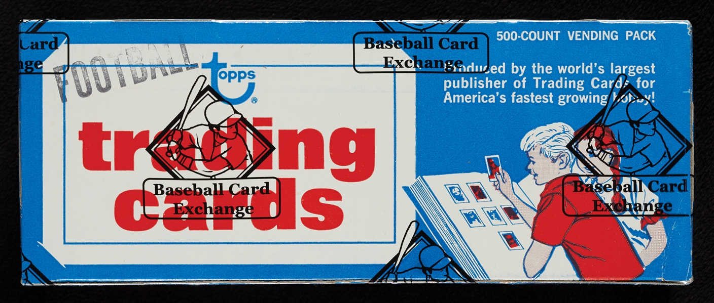 1972 Topps Football 1st Series Vending Box (500) (Fritsch/BBCE)