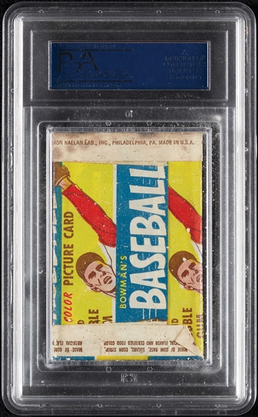 1955 Bowman Baseball 1-Cent Wax Pack (Graded PSA 6)