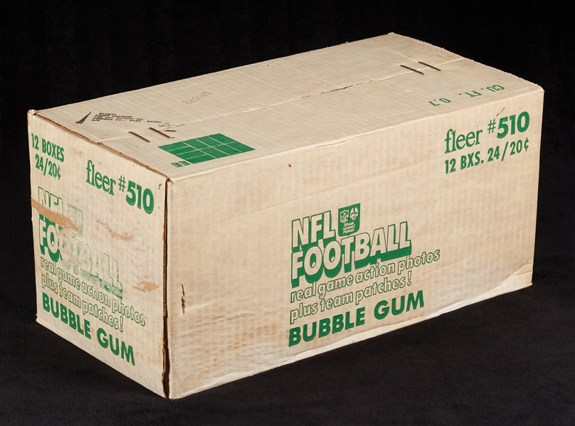 1979 Fleer Football Unopened Wax Case (12/24)