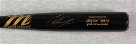 Gleyber Torres Signed Game-Model Mizuno Bat (MLB) (Fanatics)