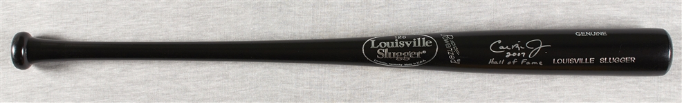 Cal Ripken Jr. Signed Louisville Slugger Inscribed "2007 Hall of Fame" (MLB) (Fanatics)