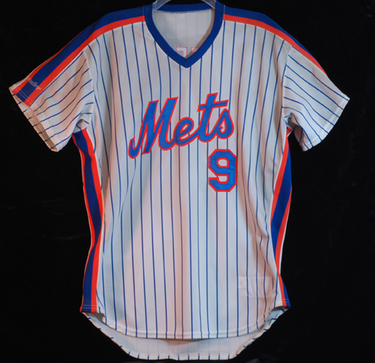 GREGG JEFFERIES (New York Mets) Game Used 1990 Home Pinstripe jersey