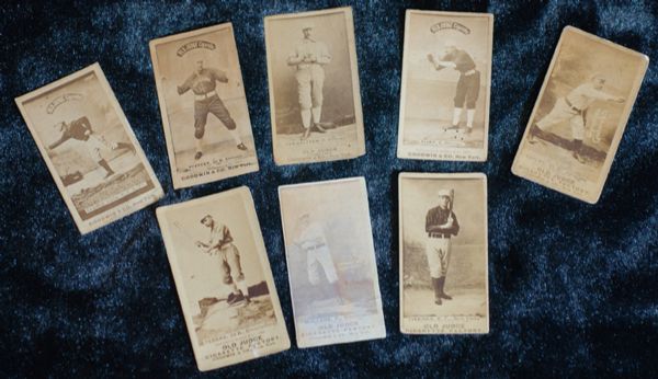 1887 N172 Old Judge Non-HOFer lot of 8