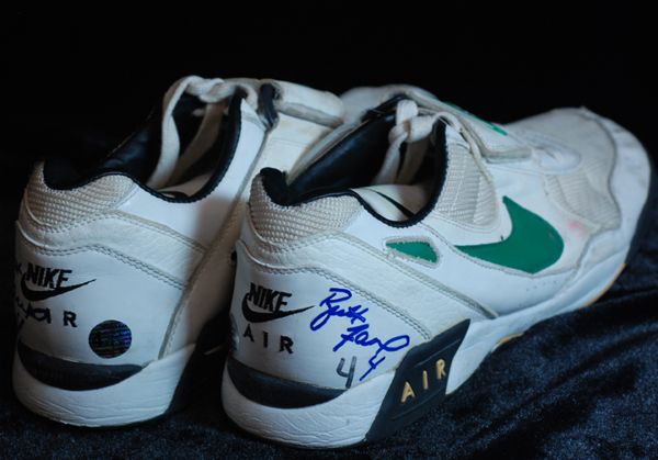 Brett Favre Circa late 1990s Signed, Game-worn Shoes (Pair)