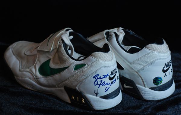 Brett Favre Circa late 1990s Signed, Game-worn Shoes (Pair)