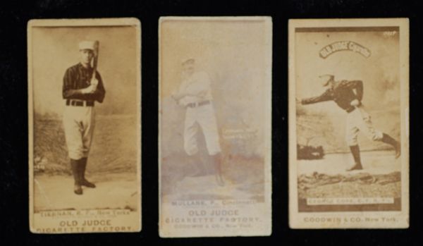 1887 N172 Old Judge Non-HOFer lot of 8